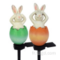 Courtyard Resin Lamp Lapin en forme